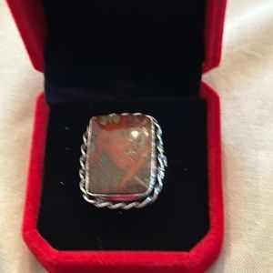African Bloodstone ring